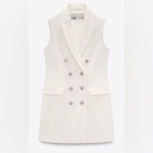 Zara Textured Vest Dress